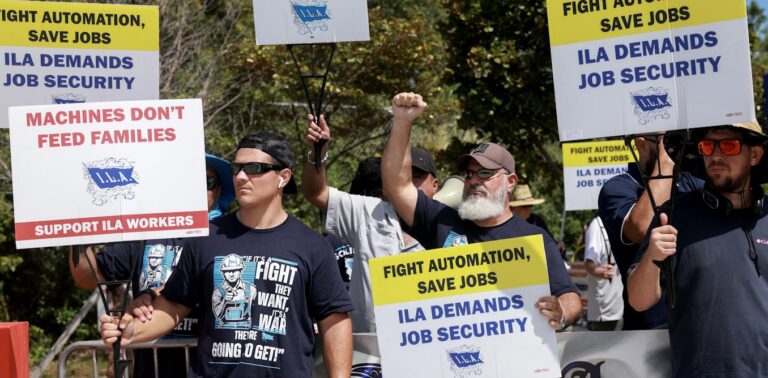 Dockworkers pause strike after Biden administration’s appeal to patriotism hits the mark