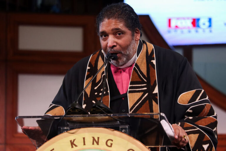 Rev. William Barber Highlights Poverty Struggles At MLK Service